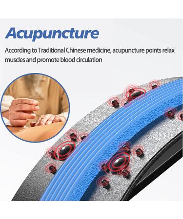Adjustable Back Cracker for Lower Back Pain Relief with Magnet - Reduce Herniated Disc, Sciatica, Scoliosis - Buy Online on GoSupps.com