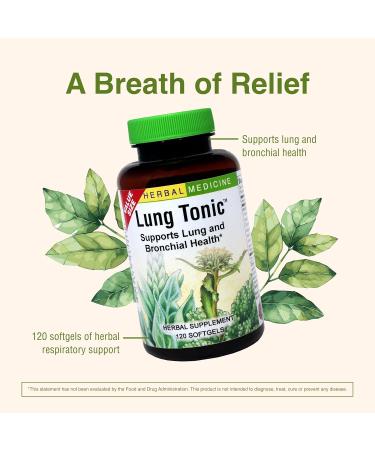Herbs Etc. ChlorOxygen & Lung Tonic Chlorophyll & Herbal Lung Support for Blood Oxygen Energy Breathing & Bronchial Health with Mullein Horehound & Grindelia 240 Softgels - Buy Online on GoSupps.com
