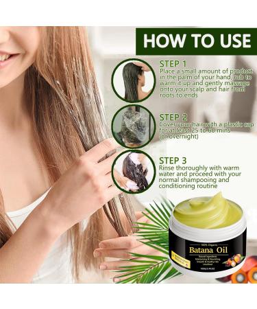 Raw Batana Oil for Hair Growth | 100% Natural & Organic | Prevents Hair Loss & Repairs Damaged Hair | 3.4 OZ - Dr. Sebi's Formula - Buy Online on GoSupps.com