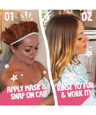 Bear Fruits Coconut Moisture + Hydration Hair Mask (20ml) | International Shipping | Deep Conditioning with Reusable Cap - Buy Online on GoSupps.com