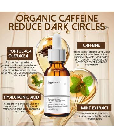 Serum Yeux Contour des Yeux Anti Rides Cafeine Contour des Yeux Caf ine 5% + Egcg serum Contour des Yeux serum yeux Anti Cernes et Poche limine les Poches Sous les yeux - Buy Online on GoSupps.com