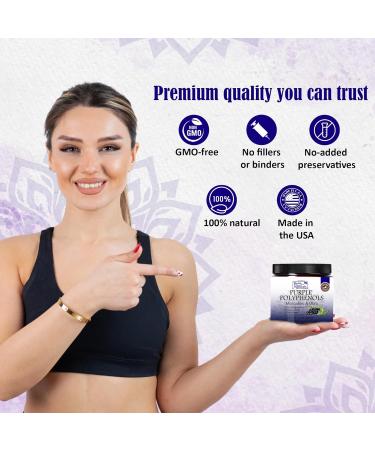 Reddy Naturals Purple Polyphenols with Muscadine Grape Extract Rich in Natural Antioxidants from Mascadine Grape Extract Plant-Based Wellness Support 4.2 oz - Buy Online on GoSupps.com