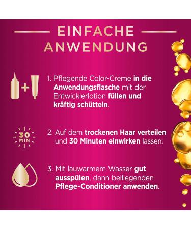 Palette Intensive Creme Coloring 6-88/678 Ruby Red - Permanent Hair Color for 100% Gray Coverage & 8 Weeks of Intensive Gloss | 3 x 115 ml - Buy Online on GoSupps.com