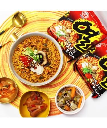 Ottogi YEUL Super Spicy Ramen Ramyun Korean Instant Noodles 120g (5 Packs) - Buy Online on GoSupps.com