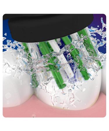 Oral-B Crossaction Black Edition Brush Heads - Cleanmaximiser Tech, Pack of 4 - Buy Online on GoSupps.com