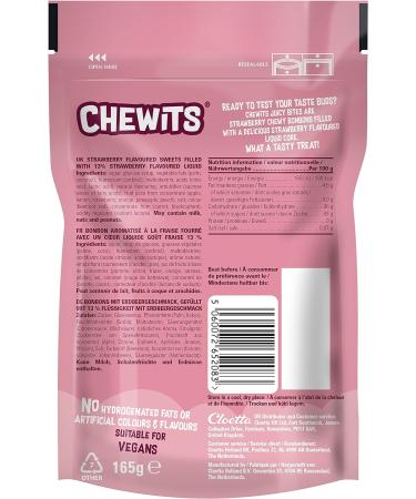 Chewits Strawberry Bites 165 g x 10 - Buy Online on GoSupps.com