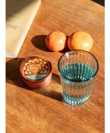 Sol de Ibiza Plastic Free SPF30 Mineral Sunscreen - 100g | Waterless Solid Sunscreen | Natural Ingredients | Vegan | Non-Nano Zinc Oxide | for Adults & Kids - Buy Online on GoSupps.com