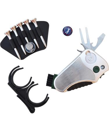 Golfer's Best Gift Set - Stroke Counter, Divot Repair Tool, Brush, Ball Marker, and More - Perfect Golf Gift Idea for Men and Women - Buy Online on GoSupps.com