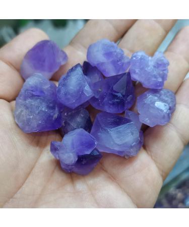 Gemstones for Decoration 50/100g Natural Amethyst Raw Quartz Small Cluster Stone Crystal Point Home Decor Raw Crystals Aura Crystal ZJGIDTEM (Size : 100g) - Buy Online on GoSupps.com