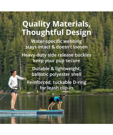 Luffwear Float Coat Dog Jacket - Buoyant Vest for Safe Swimming Boating & Water Sports - Wave Orange Large - Buy Online on GoSupps.com