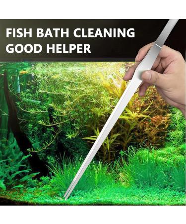 1PC Aquarium Tank Tweezers Reptile Feeding Tool tainless Steel Aquarium Straight Tweezers Tongs for Cleaning Dead and Excess Plants Positioning Ornaments and Feeding - Buy Online on GoSupps.com