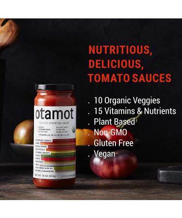 Otamot Organic Essential Sauce (4 Pack) - 10 Veggies, No Sugar, Non-GMO, Vegan - Buy Online on GoSupps.com