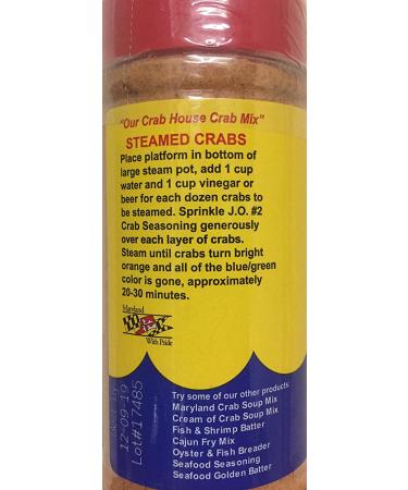 J.O. Crab Seasoning #2 - 16oz | Authentic Blend for Seafood Lovers - Buy Online on GoSupps.com