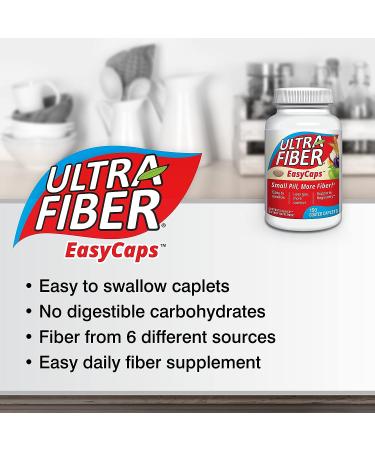 Ultra-Fiber Caplets - High Fiber Support for Regularity - 150ct - Buy Online on GoSupps.com