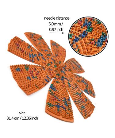 LYAPKO Flat Acupuncture Applicator Flower - Premium Acupressure Massager with 2106 Needles for Unique Patented Therapy - Buy Online on GoSupps.com