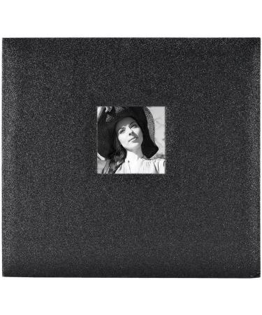 10-Page Glitter Scrapbook Album | MCS Expandable | 12x12 Inch Pages | Photo Opening Cover | 13.5x12.5 Inch | Black Diamond - Buy Online on GoSupps.com