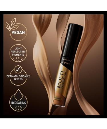 Max Factor Facefinity Multi-Perfector Concealer 6n - All-in-One Lightweight Instant Brightening Vegan Customizable Coverage - Ideal for Concealing Imperfections - Buy Online on GoSupps.com