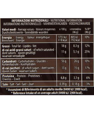 Motta Buond Cioccolato Snack Dolce da forno con farcitura al cioccolato Sweet pastry with chocolate filling (6 x 46 g) 276 g - Buy Online on GoSupps.com