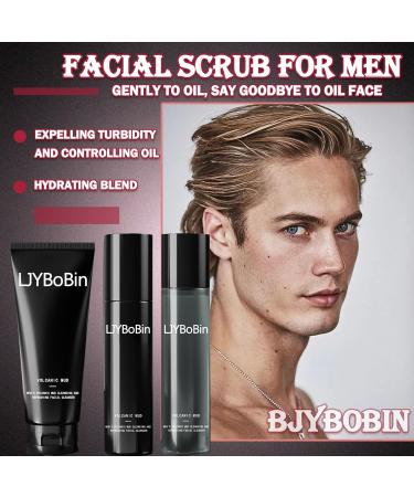 Men's Skincare Set | Moisturizing Facial Care Kit - Face Wash Toner & Moisturizer | Perfect Gift for Dad Husband or Boyfriend - Buy Online on GoSupps.com