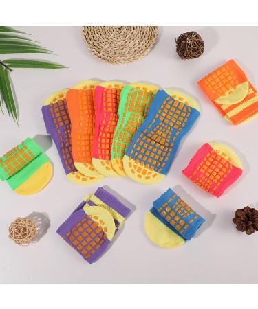 Buy NewoFview 5 Pairs Anti-Slip Yoga & Pilates Socks for Women - Non-Slip Workout Socks EU 35-39 - Colorful Sports Socks for Home & Dance - Buy Online on GoSupps.com