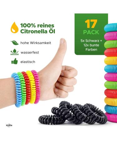 Buy Mosquito Repellent Bracelets (17 Pieces) - Anti-Mosquito Camping & Hiking Accessories | Global Shipping Available - Buy Online on GoSupps.com