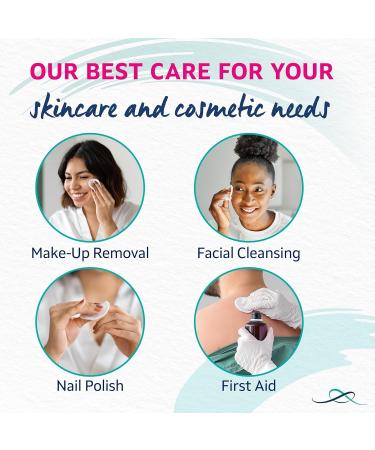 Buy Lil-Lets Certified Organic Cotton Wool Round Pads - 100% Pure Soft & Absorbent Gentle on Skin Ideal for Sensitive Skin - Pack of 100 - Buy Online on GoSupps.com