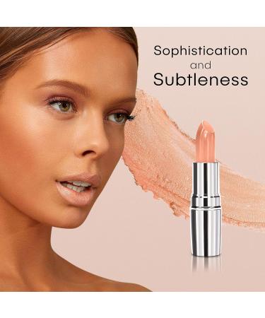 Nude Envie Vegan Lipstick - Paraben & Cruelty Free Lipstick Infused with Vitamin E and Jojoba Oil (Naked) - Buy Online on GoSupps.com