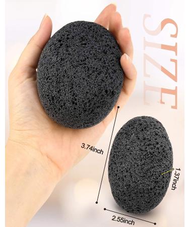 Maryton Natural Pumice Stone for Feet - Foot Exfoliator Scrubber for Dead Skin, Corns, Calluses - Pedicure Tool for Soft Feet and Hands (2 Pack) - Buy Online on GoSupps.com