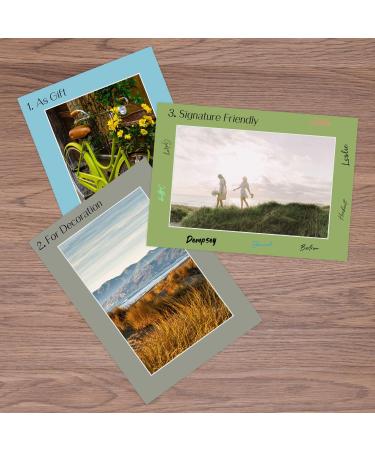 Golden State Art Pack of 25 Acid-Free Mix 5x7 Photo Mats with White Core - Bevel Cut for 4x6 Pictures - Premier 25 Pack Mix Color Mats - Buy Online on GoSupps.com