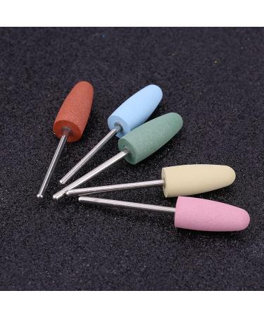 Silicone Nail Grinder Drill Bit for Manicure Pedicure Smooth Dead Skin with 5 Colors - Buy Online on GoSupps.com