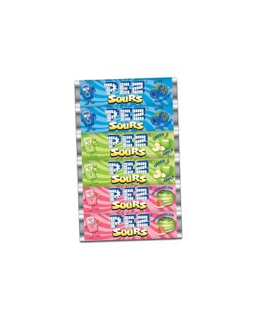 PEZ Sourz Candy Refills - 72 Count (6 Packs of 12) - Buy Online on GoSupps.com