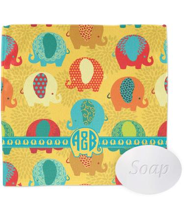 YouCustomizeIt Personalized Cute Elephants Washcloth