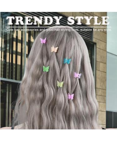 YGDZ 50pcs Cute Baby Butterfly Hair Clips Colorful Accessories for 90s Girls and Women - Buy Online on GoSupps.com