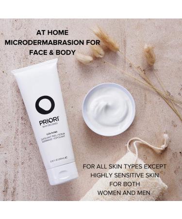 Priori Skincare 2xfoliant Peel + Scrub - Lactic Acid Retinol & Vitamin C | At-Home Microdermabrasion - 6.8 fl oz - Buy Online on GoSupps.com