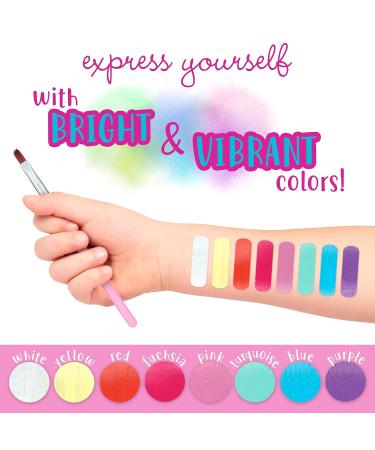 Expressions Girl 10pc Body Painting & Face Painting Kit - Trendy Kids Face Paint & Rainbow Body Makeup for International Shipping - Buy Online on GoSupps.com