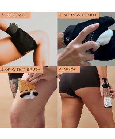 Ultra Dark Self Tanner Mousse - USA Made Natural & Organic Ingredients | Best Sunless Tanning Foam 3.3 Fl Oz - Buy Online on GoSupps.com