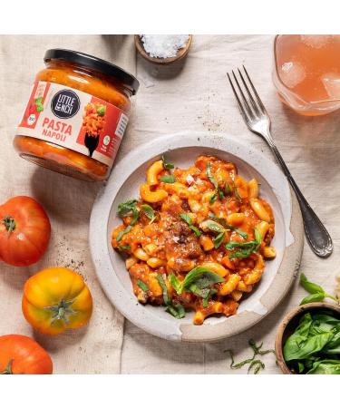 Buy Little Lunch Ready Meal Pasta Napoli - 100% Organic Veggie Pasta in Tomato Sauce | Pack of 6 (6 x 350g) | International Shipping Available - Buy Online on GoSupps.com