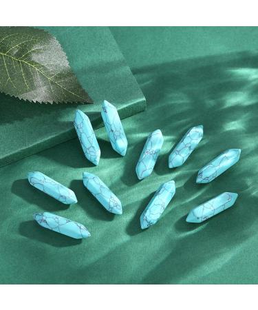 Xiannvxi 20-Piece Natural Healing Crystals Set - Green Turquoise Polished Drum Stones Reiki Magic Wands Witchcraft Gift | International Shipping - Buy Online on GoSupps.com