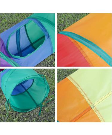 Shoze Cat Tunnel Collapsible Cat Toys Tunnel with 2 Peek Holes Rainbow Tunnel for Indoor Cats Pet Interactive Play Tunnels with a Play Ball Exercising Hiding Training and Running with Fun - Buy Online on GoSupps.com