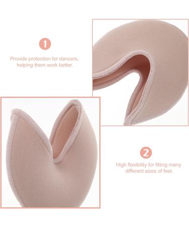 Gleavi Toe Bag Pads - Gel Toe Protection for Dance Ballet & Gymnastics | Elastic Toe Caps & Ouch Pouch - 10x9.5 cm - Buy Online on GoSupps.com