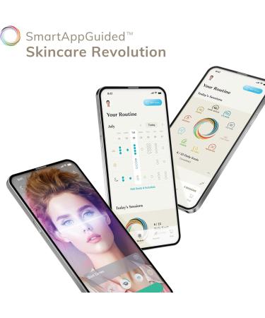 Geske SmartAppGuided Sonic Facial Brush 5 in 1 - Electric Silicone Cleaning & Massager in Pink | Professional Facial Care Device for Radiant Skin - Buy Online on GoSupps.com