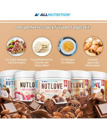 All-Nutrition Nutlove Cinnamon Cookie Crunch - Sugar-Free Biscuit Spread (500g) | Healthy Low-Calorie Snacks - Buy Online on GoSupps.com