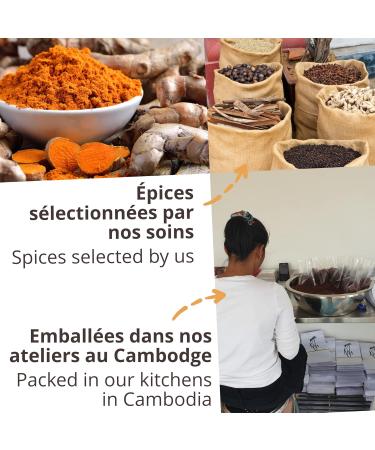 Khla - Organic Yellow Curry Powder - Bag 1 kg - Sweet Non Spicy Curry Mix - Cooking & Baking Ingredient - Indian Curry Thai - Turmeric Ginger - Asian Spice - Buy Online on GoSupps.com