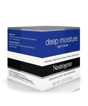 Neutrogena Deep Moisture Night Cream 2.25 oz - Intense Hydration for Smooth Skin - Buy Online on GoSupps.com