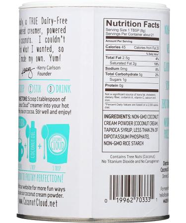 Coconut Cloud Vegan Natural Delicious Coconut Milk Powder 6 oz Pack of 6 | Made in Colorado - Buy Online on GoSupps.com