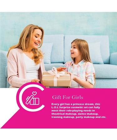 L.O.L Surprise! Townley Girl 30-Piece Cosmetic Compact Set | Safe, Non-Toxic Makeup Kit for Girls with Lip Glosses, Eye Shadow, Blushes, and Brushes - Buy Online on GoSupps.com