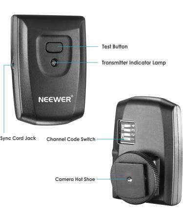 Neewer 16 Channel Wireless Radio Flash Trigger Set for Canon Nikon Pentax Olympus Panasonic DSLR Cameras - Buy Online on GoSupps.com