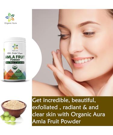 Certified Organic Aura Amla Powder 16Oz - 1Lb. Powerhouse of Natural Vitamin C. Great Source of Antioxidants. Supports Immunity and Vitality. - Buy Online on GoSupps.com