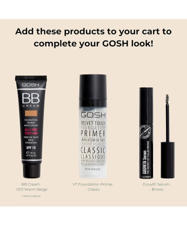 GOSH High Coverage Concealer 004 Natural - Cover Dark Circles Redness & Impurities | Vegan Makeup 21.5 g - International Shipping Available - Buy Online on GoSupps.com