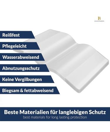Vaccination Pass Case Set - Tearproof Transparent Cover for Vaccination Card - 4 Pack (93mm x 130mm) - Protective Case for Adults & Children - Buy Online on GoSupps.com